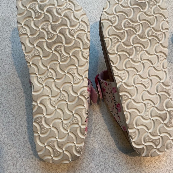 Papillio Pink and White Floral Sandals - Picture 3 of 6